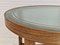 Danish Coffee Table in Oak and Glass, 1950s 10