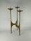 Large Brutalistic Floor Candlesticks in Bronze, 1960s, Image 2