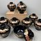 Japanese Lacquerware Rice Bowls, 1950s, Set of 10 3