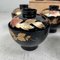 Japanese Lacquerware Rice Bowls, 1950s, Set of 10 1