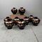 Japanese Lacquerware Rice Bowls, 1950s, Set of 10 7
