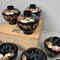Japanese Lacquerware Rice Bowls, 1950s, Set of 10, Image 8