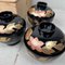 Japanese Lacquerware Rice Bowls, 1950s, Set of 10, Image 12