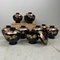 Japanese Lacquerware Rice Bowls, 1950s, Set of 10 17