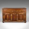 English Georgian Housekeepers Cabinet in Oak, 1800s 1