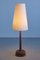 Tall Table Lamp in Teak Wood with Cone Shade from Tranås Stilarmatur, Sweden, 1960s 8
