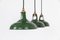 Green Enamel Pendant Lamp from Coolicon 7