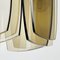 Lámpara colgante Art de vidrio de Fontana Arte, Italia, años 80, Imagen 2