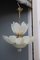 Lampadario a forma di fiore in vetro di Murano Italia, anni '70, Immagine 4
