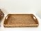 Vintage Rattan Plates, Serving Tray and Placemats, 1970s, Set of 13 15