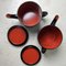 Late Taisho Era Urushi Lacquerware Tea Pourers, 1920s, Set of 2, Image 3