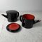 Late Taisho Era Urushi Lacquerware Tea Pourers, 1920s, Set of 2 2