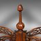 Mesa inglesa Chippendale Revival decorada de caoba, años 80, Imagen 10