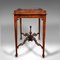 English Chippendale Revival Mahogany Ornate Table, 1980s, Image 5