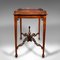 English Chippendale Revival Mahogany Ornate Table, 1980s 4