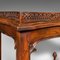 English Chippendale Revival Mahogany Ornate Table, 1980s 8
