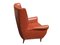 Chaise Mid-Century Moderne en Skaï, Italie attribuée à Gio Ponti pour Isa 7