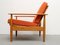 Vintage Orange Armchair, 1960s 5