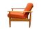 Vintage Orange Armchair, 1960s 7