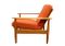 Vintage Orange Armchair, 1960s, Image 7