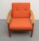 Vintage Orange Armchair, 1960s, Image 6