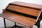 Teak Desk with Rolling Compartment by Fratelli Proserpio, 1960s 4