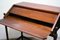 Teak Desk with Rolling Compartment by Fratelli Proserpio, 1960s, Image 4