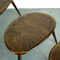 Vintage Nest of Dark Pebble Tables by Lucian Ercolani for Ercol 5