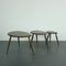 Vintage Nest of Dark Pebble Tables by Lucian Ercolani for Ercol 4