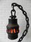 Lámpara de pie con ruedas, cadenas y herradura, años 70, Imagen 2