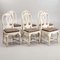 Swedish Painted Provincial Gustavian Chairs, 1800s, Set of 6, Image 1