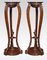 Neoclassical Style Carved Mahogany Stands, 1890s, Set of 2 1