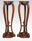 Neoclassical Style Carved Mahogany Stands, 1890s, Set of 2 7