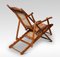 Walnut Framed Folding Steamer Deck Chair, 1890s 3