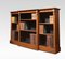 Walnut Breakfront Open Bookcase, 1890s 2