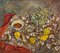Maya Kopitzeva, Still Life with Grapes and Lemons, Oil Painting, 1974, Framed 2