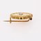 French Fine Pearl and 18 Karat Yellow Gold Collar Brooch, 20th Century, Image 8