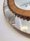 Mid-Century Modern Circular Walnut Wall Mirror attributed to Fratelli Marelli, Italy, 1950s, Image 4