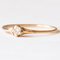 Vintage 14k Yellow Gold Solitaire with Brilliant Cut Diamond 2