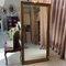 Goldener Vintage Spiegel in Braun 3