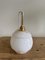 Vintage White Glass Ceiling Lamp 1