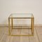 Italienischer Mid-Century Couchtisch aus Messing & Glas, 1970er 1