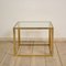 Mid-Century Italian Brass and Glass Coffee Table, 1970s 1