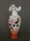 19th Century Napoleon III Opaline Vase with Floral Decoration Lace Collar, Image 3