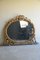 Large Gilt Wood Oval Overmantle Mirror, Image 2