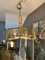 Lampadario tubolare in vetro di Murano placcato oro di Gaetano Sciolari, 1960, Immagine 13