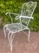 Provencal Armchairs in Wrought Iron, 1960s, Set of 3 6