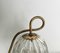 Lámpara de mesa de cristal de Murano y latón de Barovier & Toso, Italia, años 40, Imagen 8