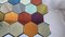 Mesa Hexagon Series de Olivier de Schrijver, años 90, Imagen 3