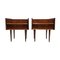 Mid-Century Scandinavian Coronation Bedroom Set in Teak and Walnut by Edmond Spence, Sweden, 1960s, Set of 4 17